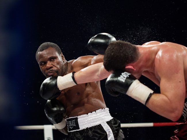 Boxers are fighting at the BOXEN fight gala that was held in Galați, Romania on February 22nd, 2013