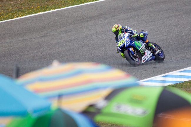 Valentino Rossi is competing in Jerez de la Frontera, Spain Grand Prix on May 3rd, 2015